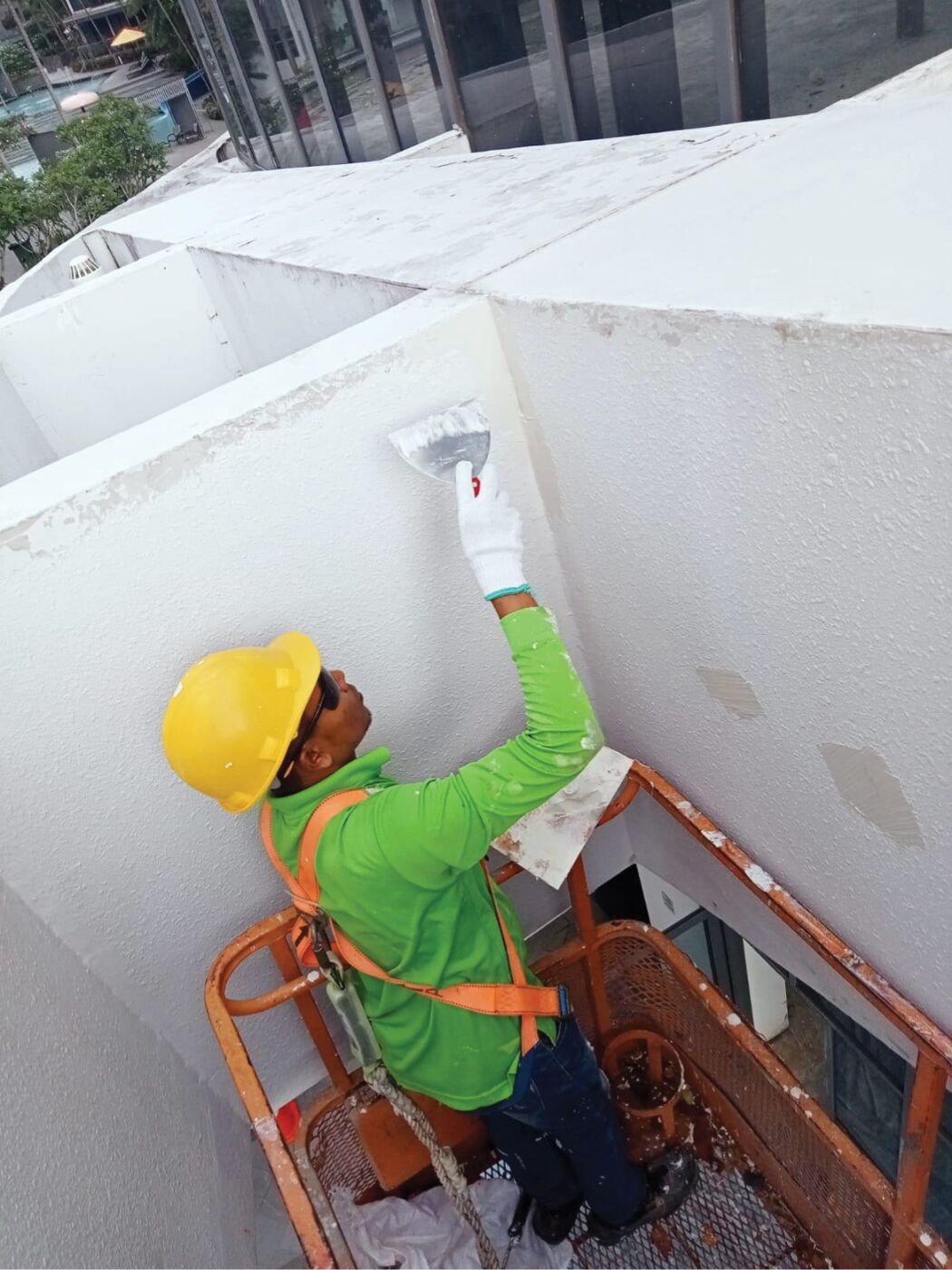 External waterproofing at Parc Olympia condominium